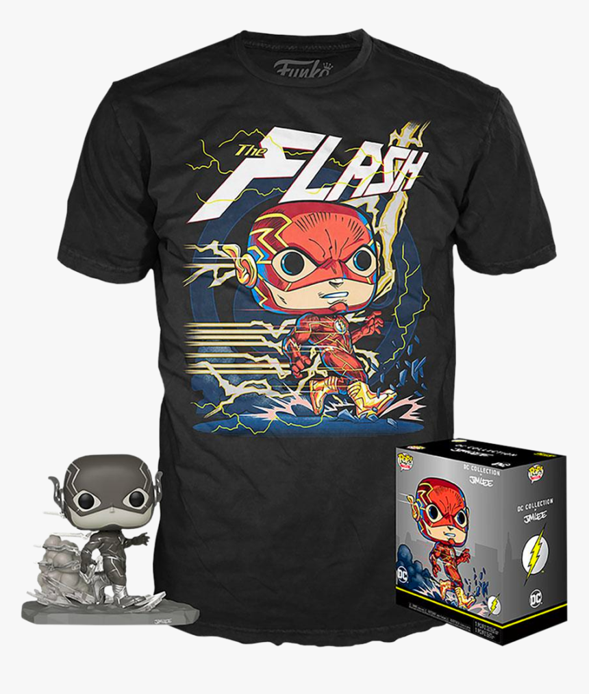 The Flash Black & White Jim Lee Collection Deluxe Funko - Jim Lee The Flash Funko, HD Png Download, Free Download