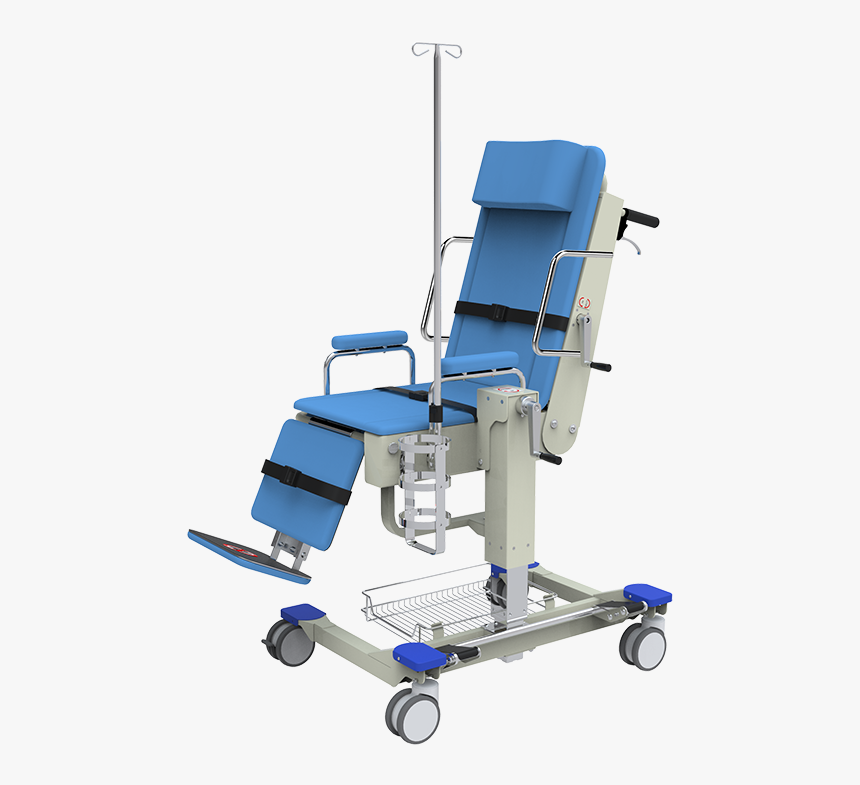 Adjustable Height Medical Disabled Chair Hospital Bed - Stretcher, HD Png Download, Free Download
