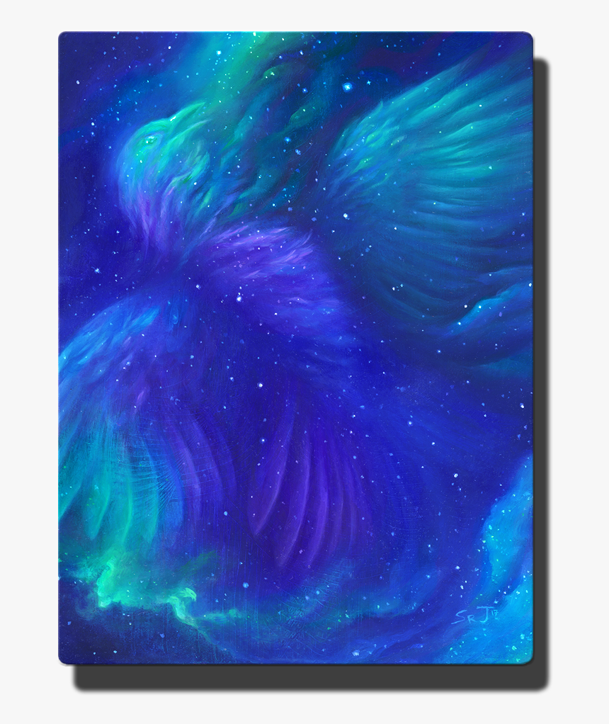 Celestial Bird Ii Metal Display - Nebula, HD Png Download, Free Download