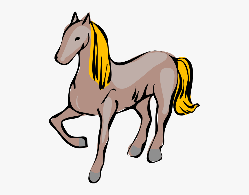 Horse And Pony Clipart 5 By Nathan - Cavallo Clipart, HD Png Download, Free Download