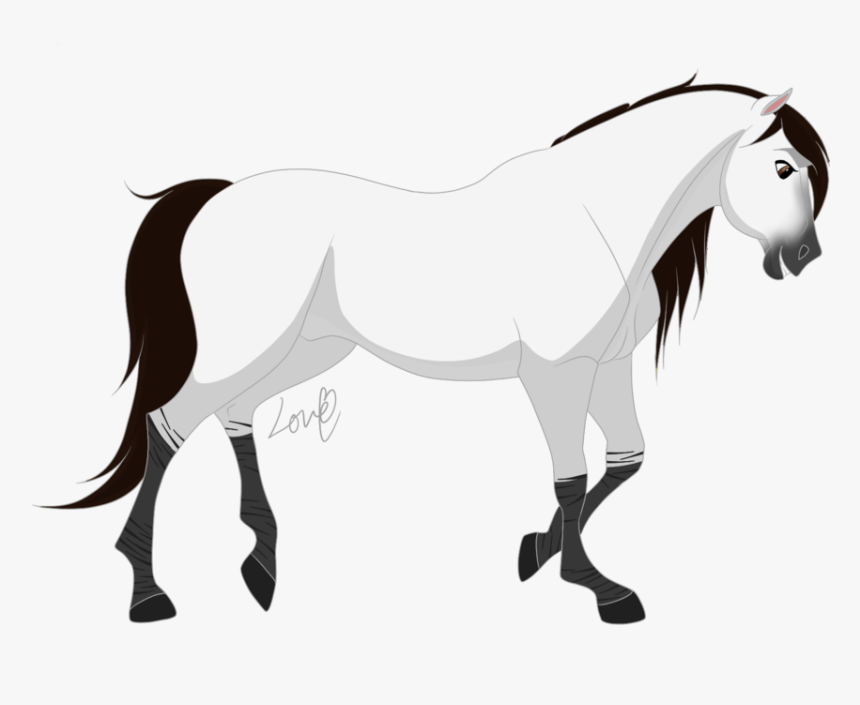 Collection Of Free Horses Drawing Anime Download On - Spirit Stallion Of The Cimarron Lineart, HD Png Download, Free Download