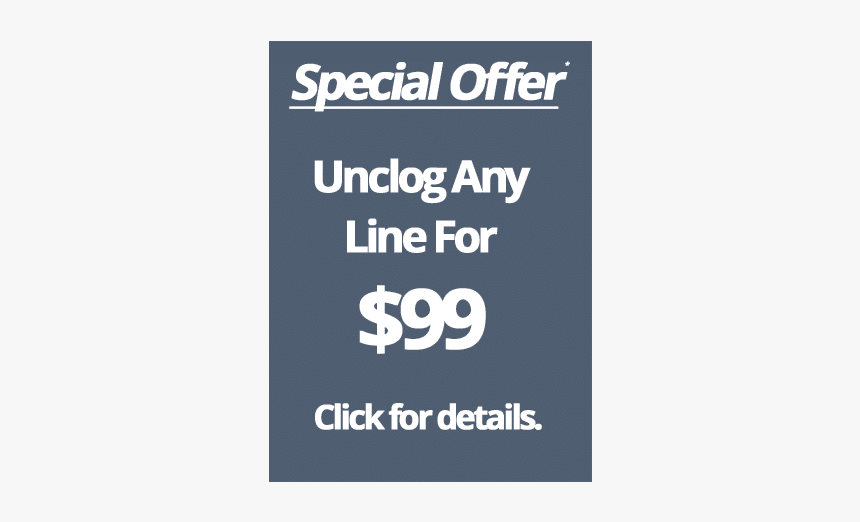 Unclog Drain Special - Poster, HD Png Download, Free Download