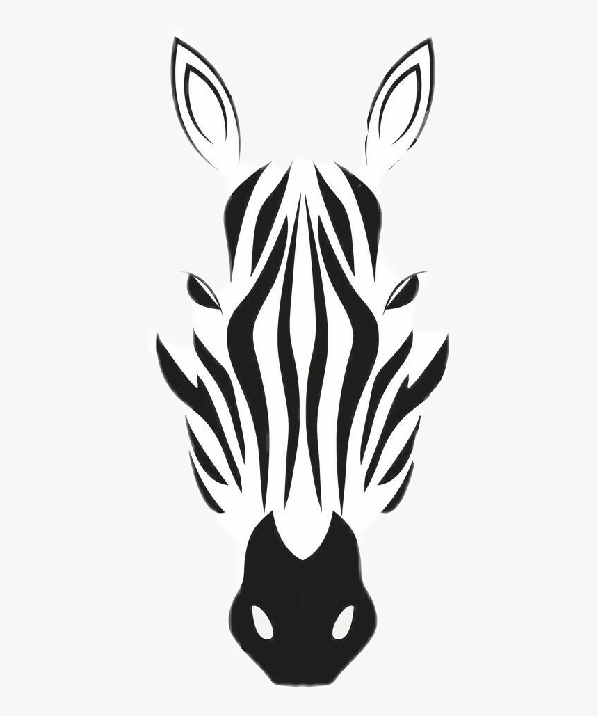 Easy To Draw Zebra Head, HD Png Download, Free Download