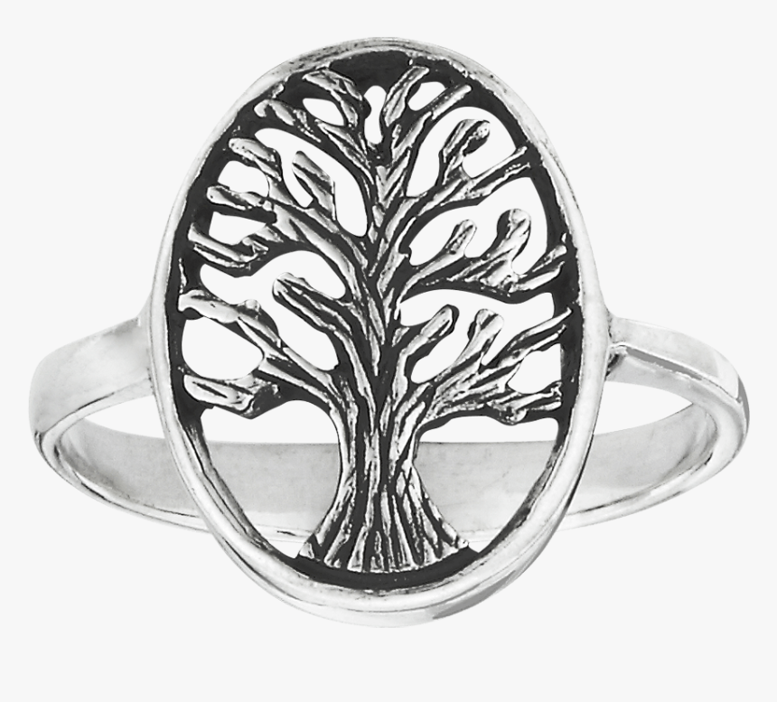 Sterling Silver Spreading Tree Ring - Pre-engagement Ring, HD Png Download, Free Download