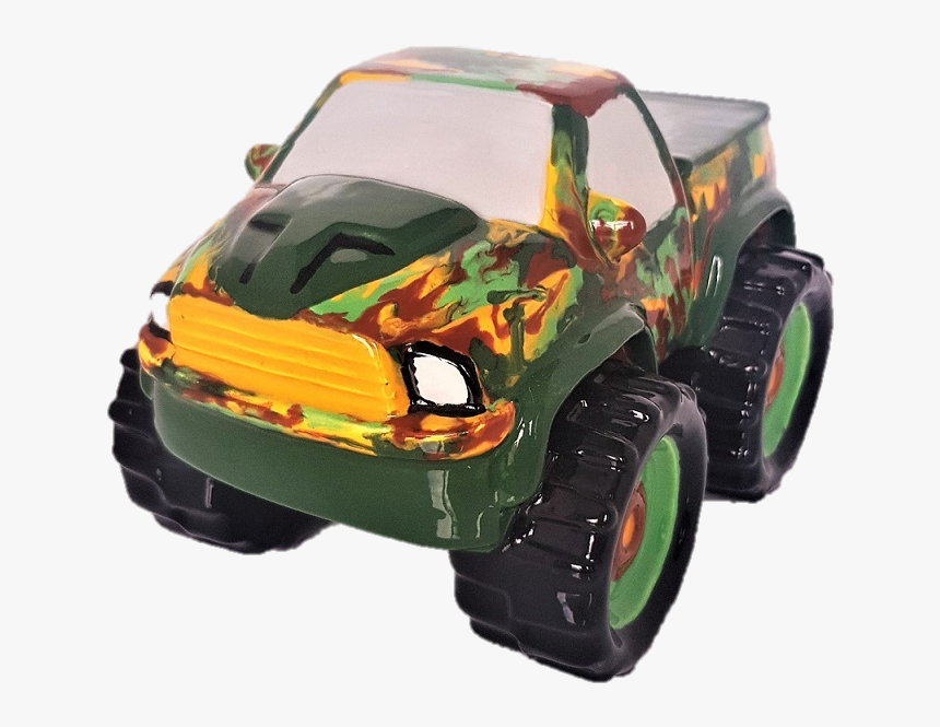 7224 Monster Truck Bank - Model Car, HD Png Download, Free Download