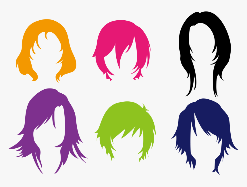 Hairstyle Stock Photography Wig - Easy Front Hair Drawing, HD Png Download, Free Download