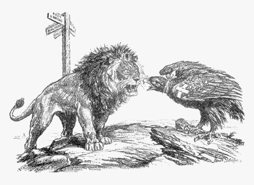 Lion And Eagle, HD Png Download, Free Download