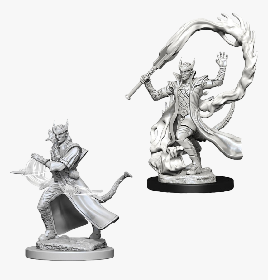 Dungeons & Dragons - Nolzur's Marvelous Unpainted Miniatures Tiefling Male, HD Png Download, Free Download