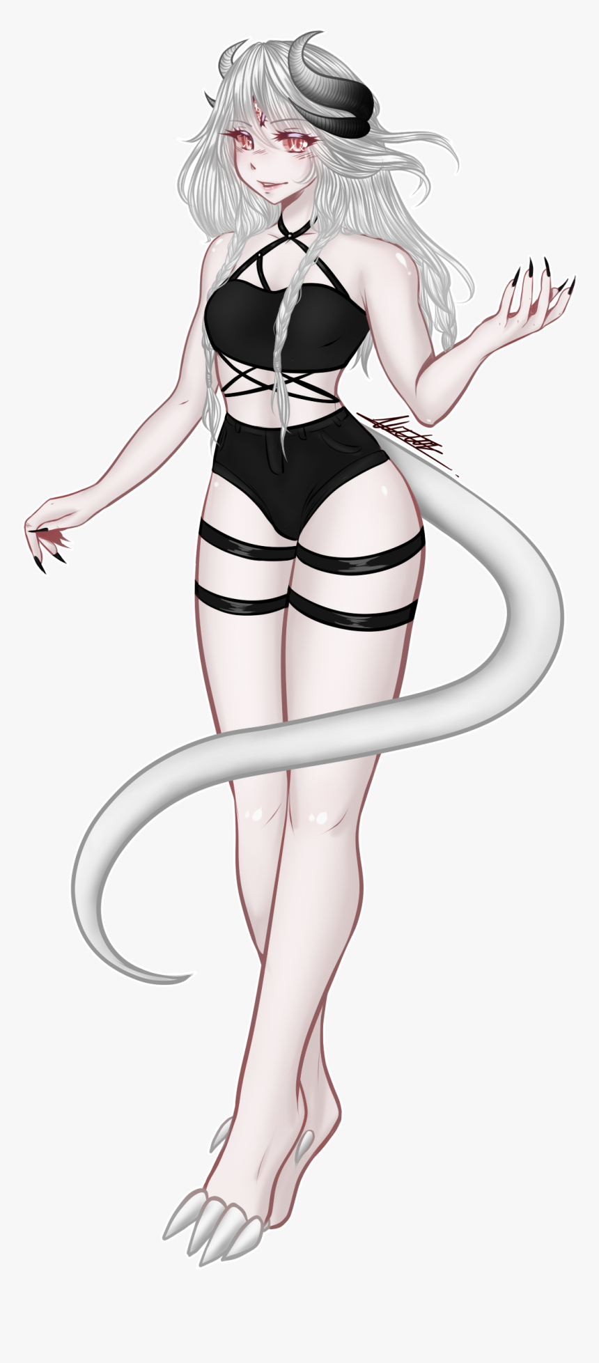 ✧tiefling Fullbody✧ - Cartoon, HD Png Download, Free Download