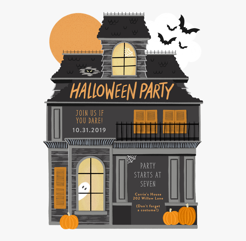 Halloween Shark Kid Invitation, HD Png Download, Free Download