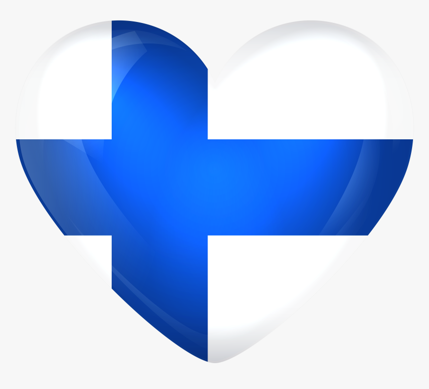 Finland Large Heart Flagu200b Gallery Yopriceville - Transparent Finnish Flag Png, Png Download, Free Download