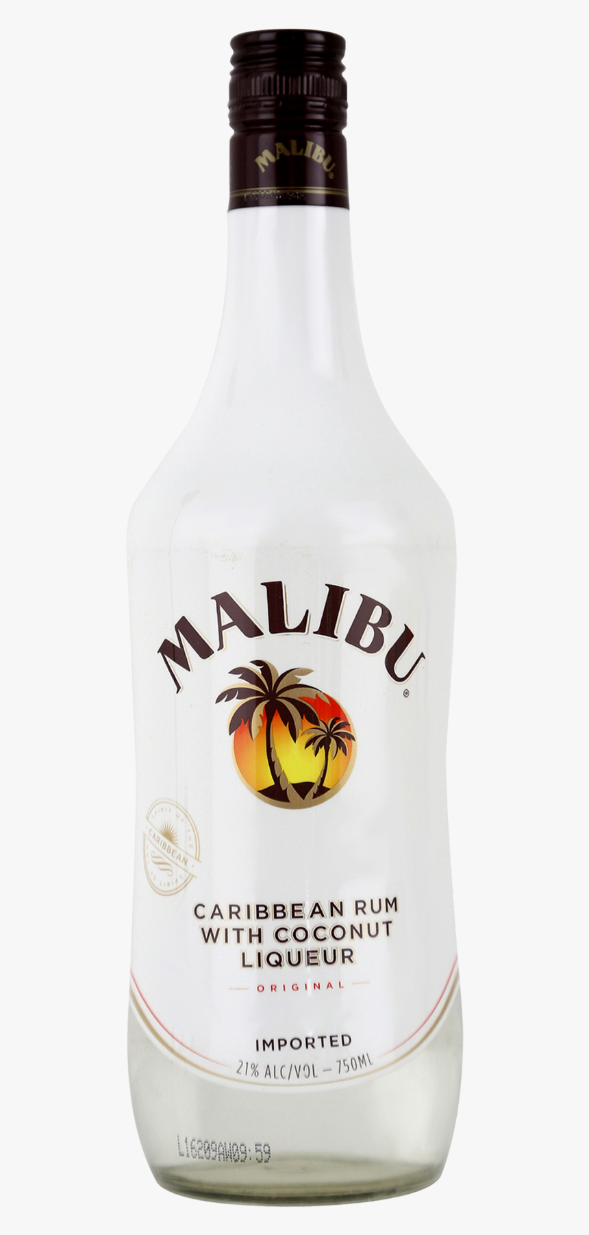 Malibu Rum Caribbean Original 750ml Bottle, HD Png Download, Free Download