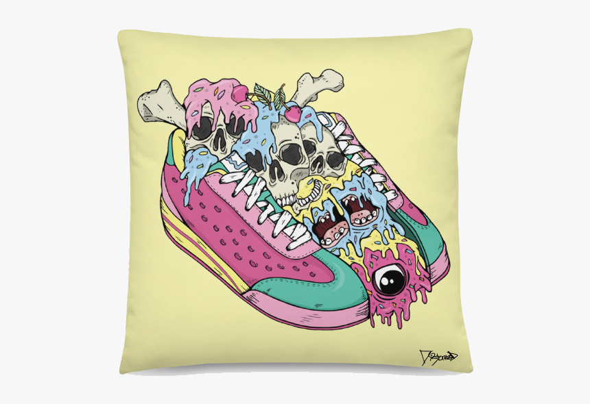 Image Of Ice Cream Throw Pillow - Cushion, HD Png Download, Free Download