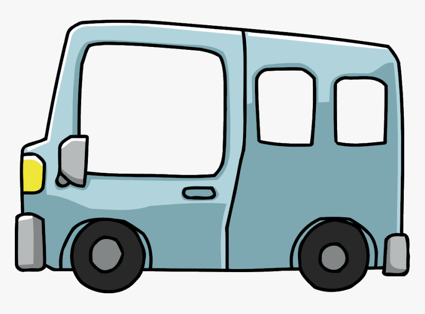 Minivan - Taxi Png Cartoon, Transparent Png, Free Download