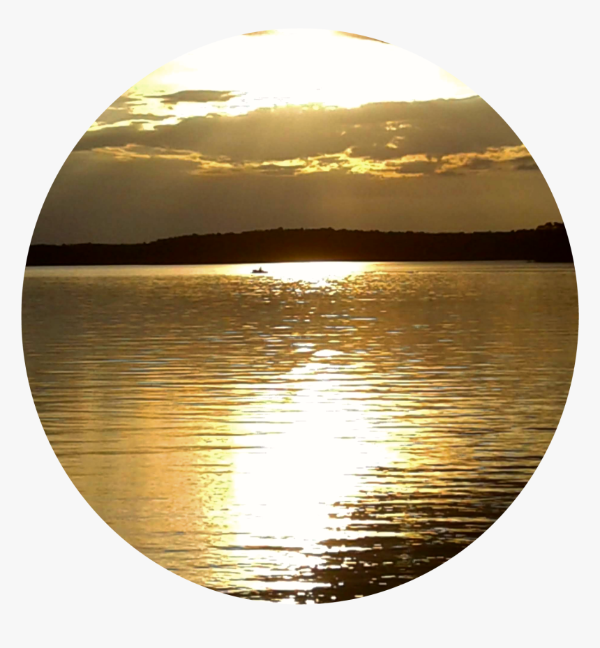 #lake #water #goldenhour #yellow #sunset #myphoto - Reflection, HD Png Download, Free Download