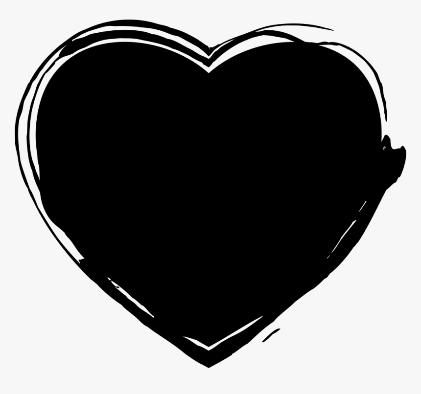 Heart With Weird Line Border - Icon, HD Png Download, Free Download
