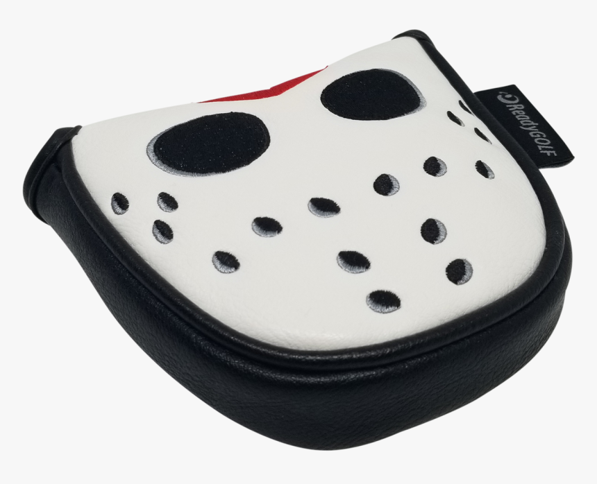 Hockey Goalie Mask Embroidered Putter Cover - Coin Purse, HD Png Download, Free Download