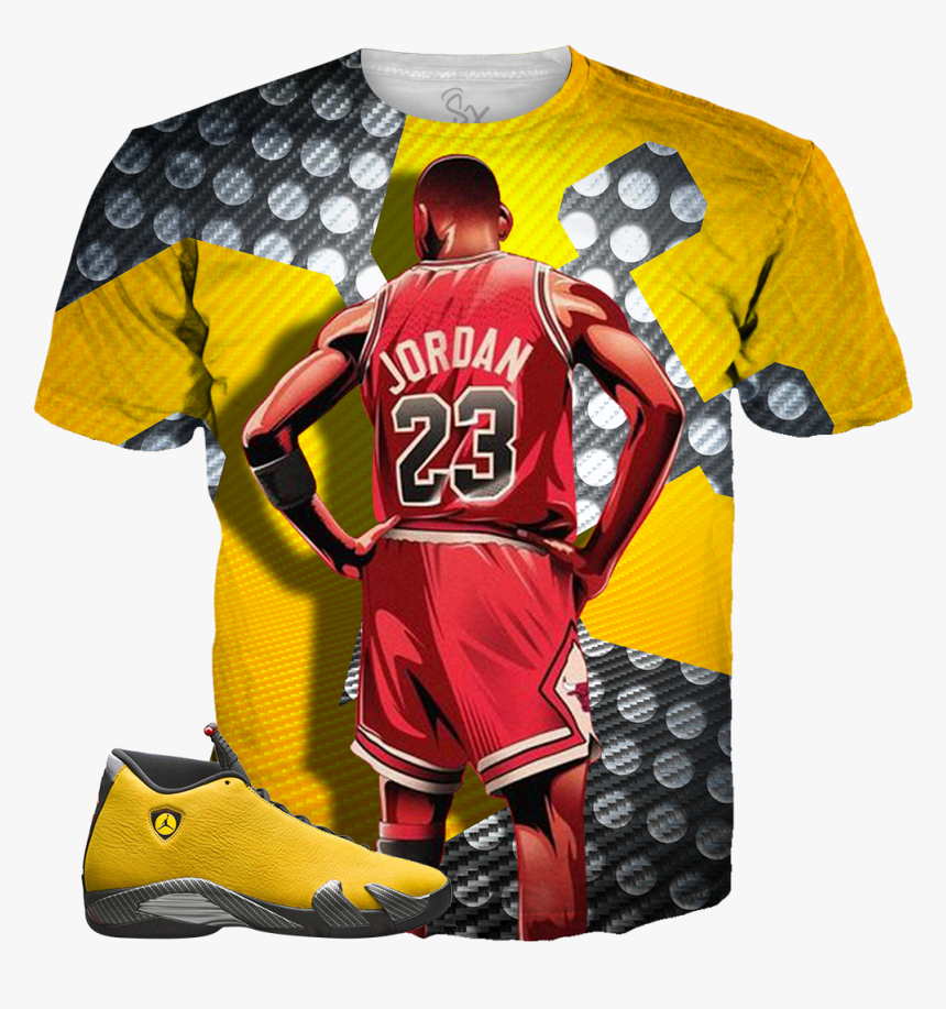 Yellow Ferrari Bull Horse 23 All Over Tee, HD Png Download, Free Download