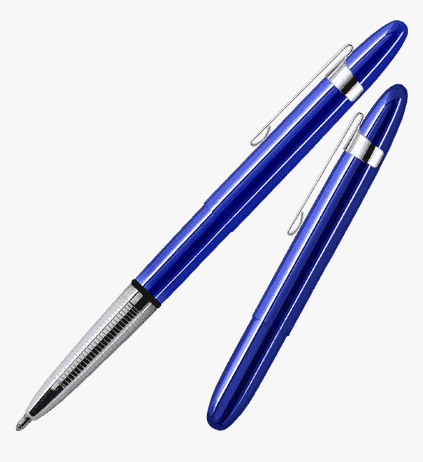 Fisher Space Pen Bullet Blueberry Balpen Met Clip - Blauw Pen Png, Transparent Png, Free Download