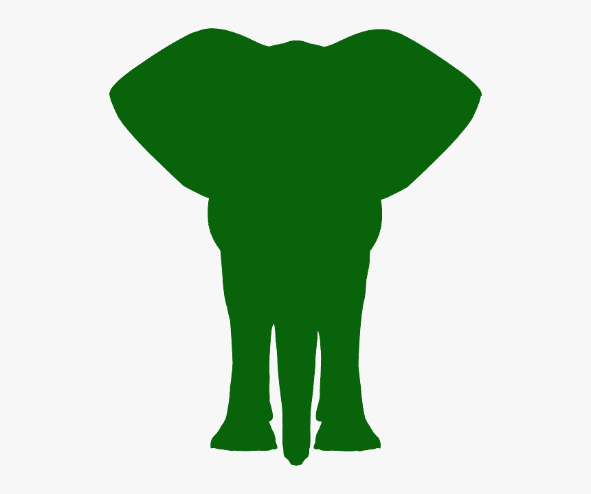 Elephant Silhouette Face, HD Png Download, Free Download