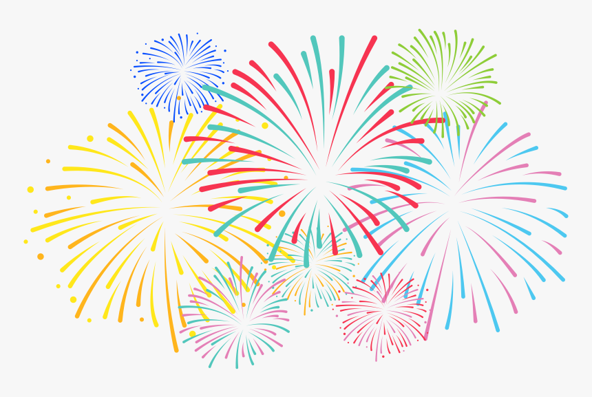 Fireworks Portable Network Graphics Clip Art Pyrotechnics - Clipart Transparent Background Fireworks Png, Png Download, Free Download