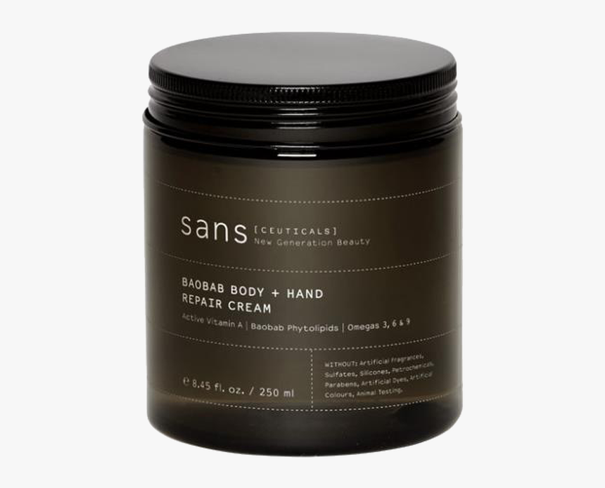 Sans Ceuticals Baobab Body Hand Cream - Cosmetics, HD Png Download, Free Download