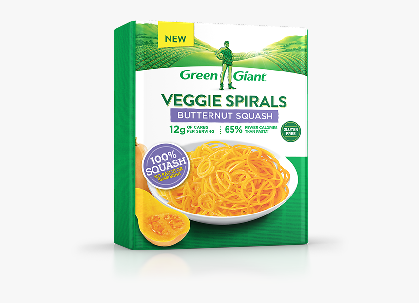 Green Giant Butternut Squash Veggie Sp - Green Giant Butternut Squash Noodles, HD Png Download, Free Download