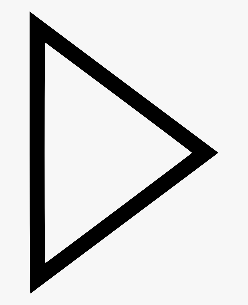 Triangle Outline , Png Download - Bold Triangle Outline, Transparent Png, Free Download