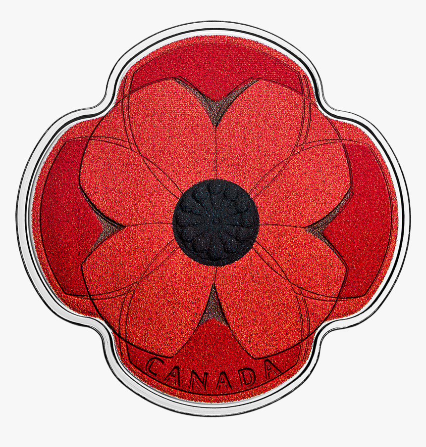 2019 $10 Silver Remembrance Day Poppy - Remembrance Day Poppy 2019, HD Png Download, Free Download