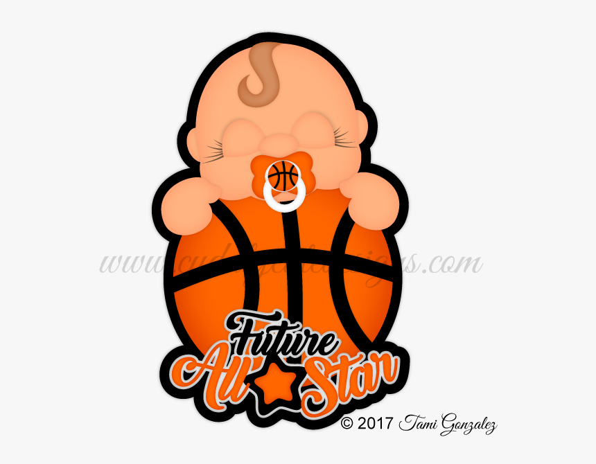 Cute Baby Basketball Cartoon, HD Png Download, Free Download