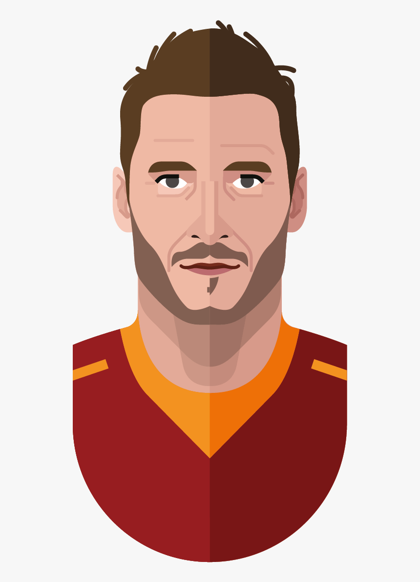 Francesco Totti Face Art, HD Png Download, Free Download