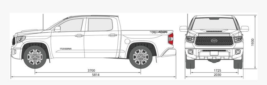 Toyota Tundra - Chevrolet Silverado, HD Png Download, Free Download