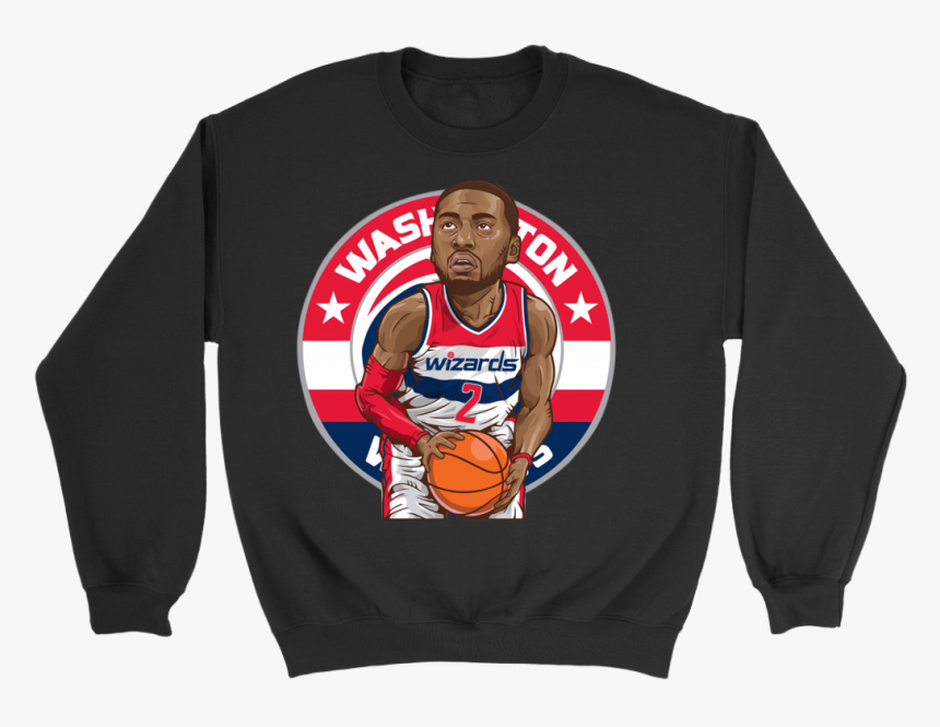 John Wall Cartoon Sweatshirt - Washington Wizards Orlando Magic, HD Png Download, Free Download