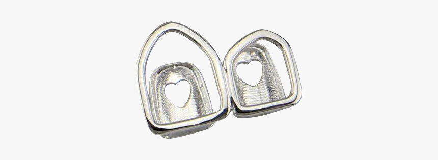 Hollow Open Faced Double Teeth Caps - Earrings, HD Png Download, Free Download