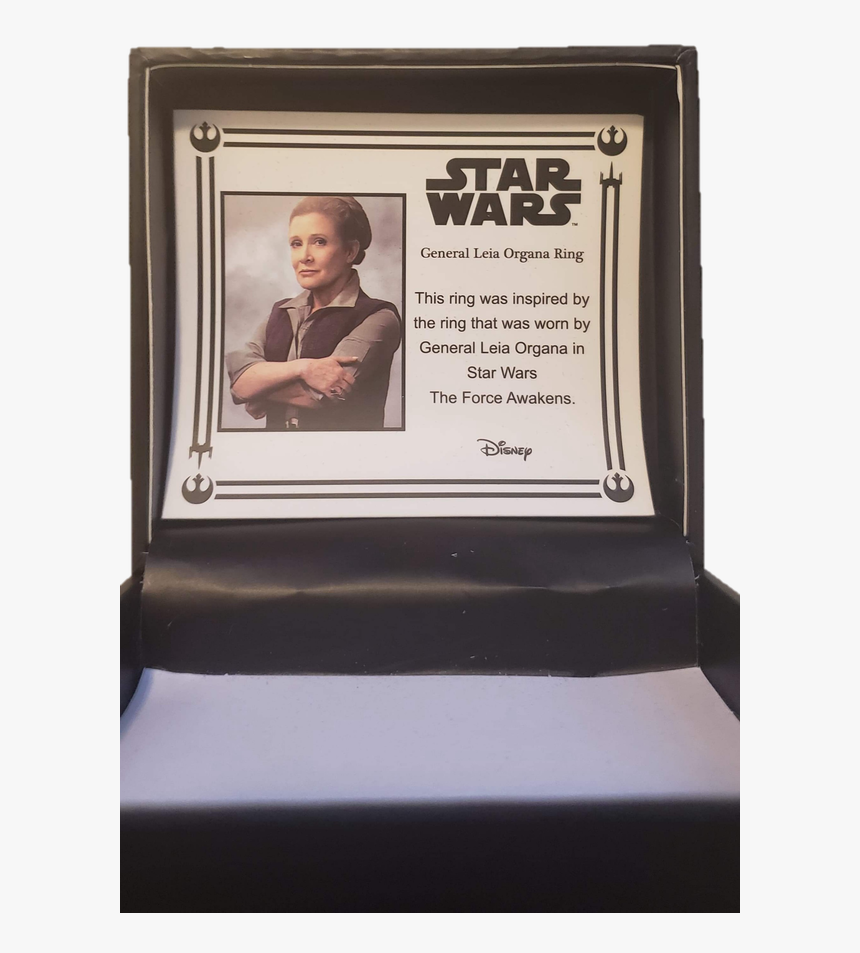 Star Wars General Leia Organa Adjustable Replica Ring - Star Wars, HD Png Download, Free Download