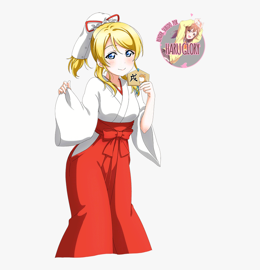 Ayase Eli - Cartoon, HD Png Download, Free Download