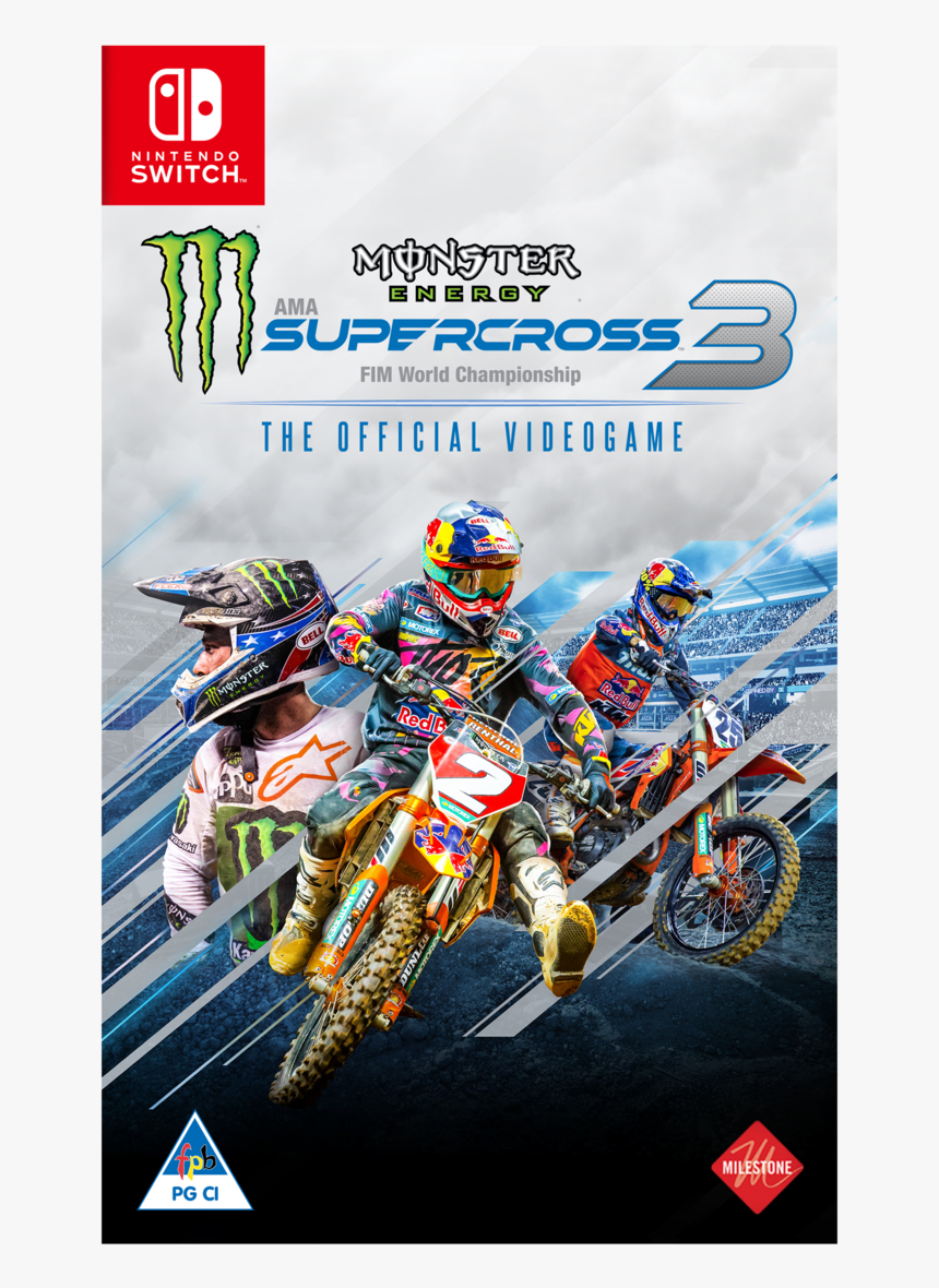 Supercross 3 Nintendo Switch, HD Png Download, Free Download