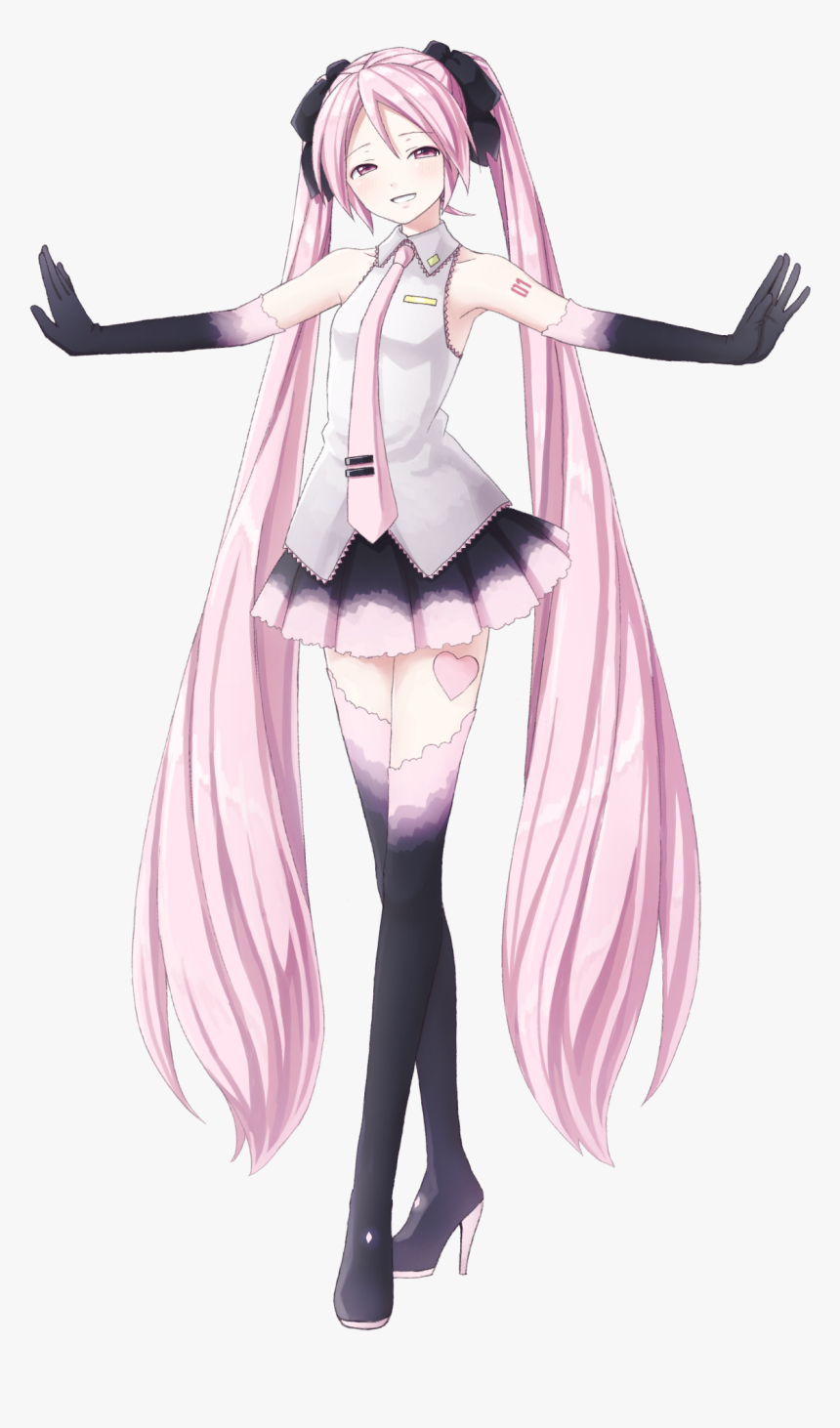 Hatsune Miku Chibi Png, Transparent Png, Free Download