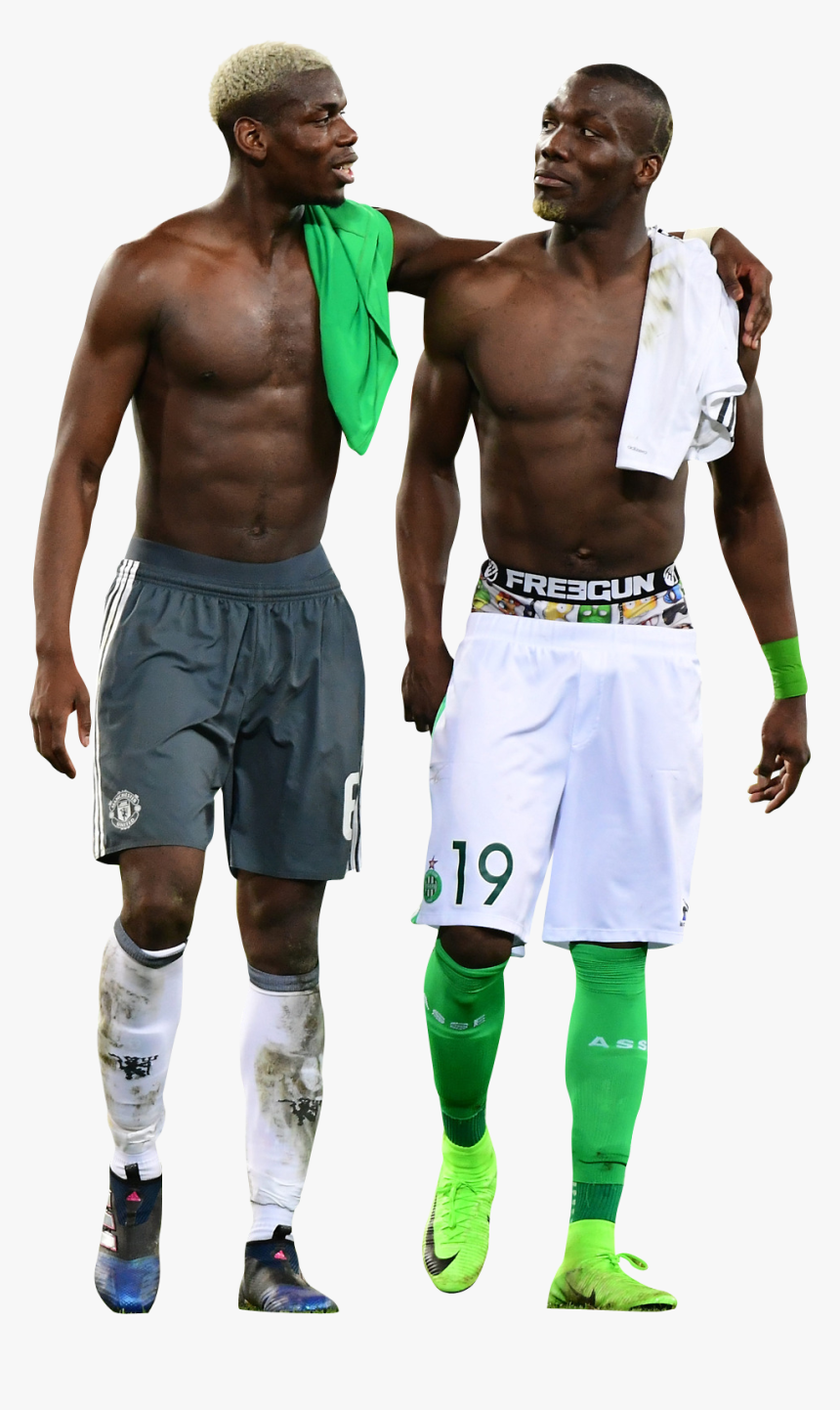 Paul Pogba & Florentin Pogba render - Barechested, HD Png Download, Free Download