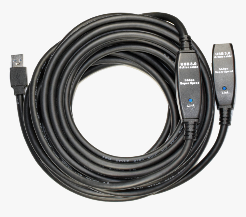 0 Usb Extension 10 Meter - Ethernet Cable, HD Png Download, Free Download