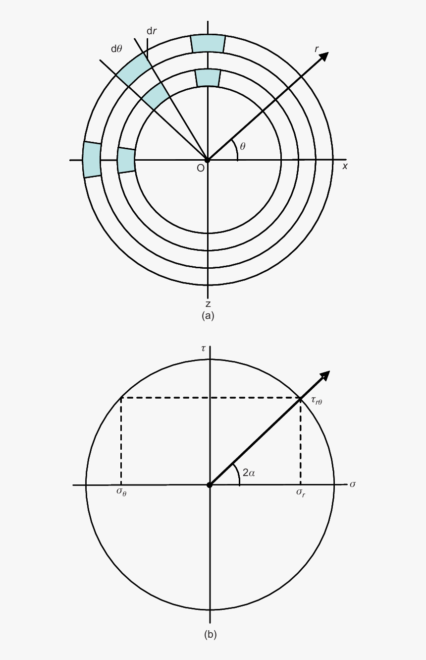 Strain In Polar Coordinates, HD Png Download, Free Download