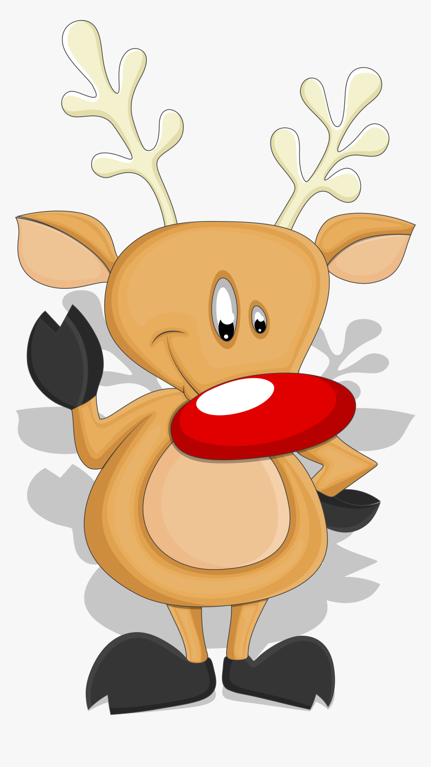 Reindeer Christmas Characters Png, Transparent Png, Free Download