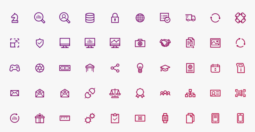 Icons - Lavender, HD Png Download, Free Download