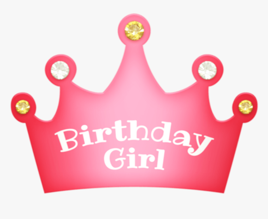 Girl Birthday Crown Png Free Download - Birthday Girl Hat Png, Transparent Png, Free Download