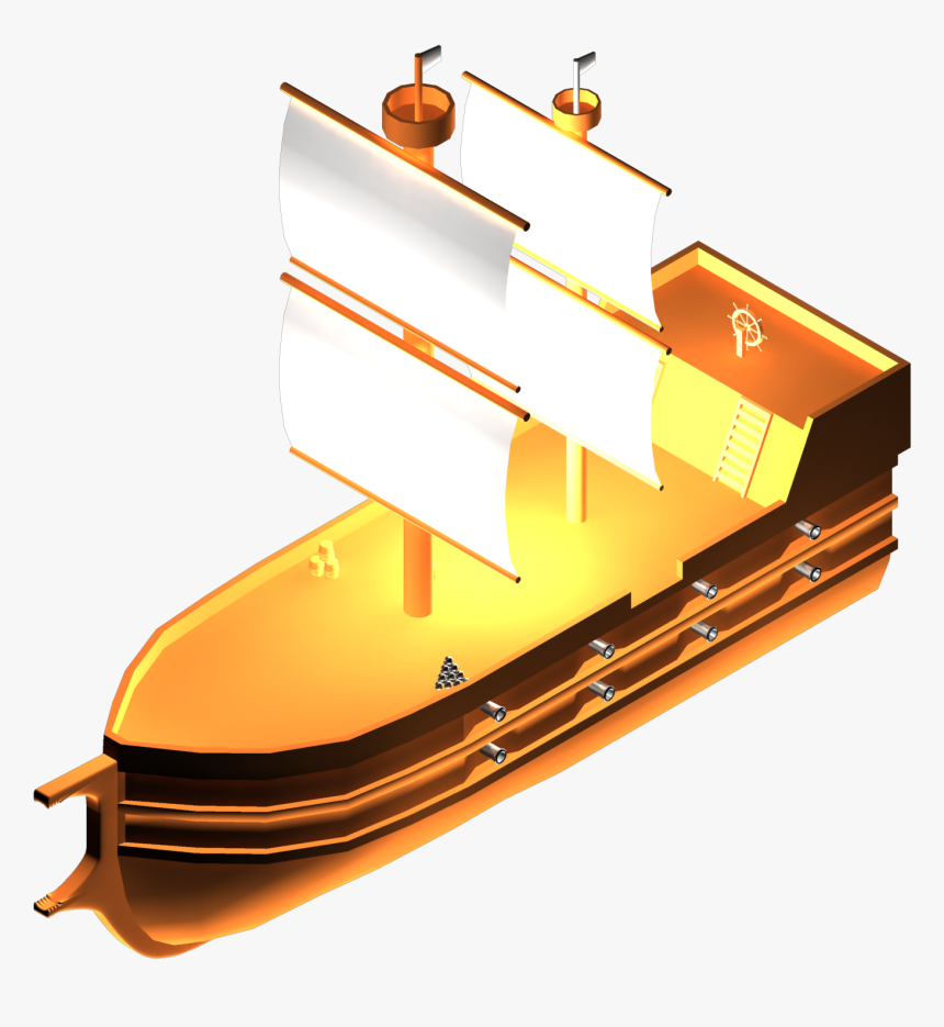 Full Rigged Pinnace, HD Png Download, Free Download