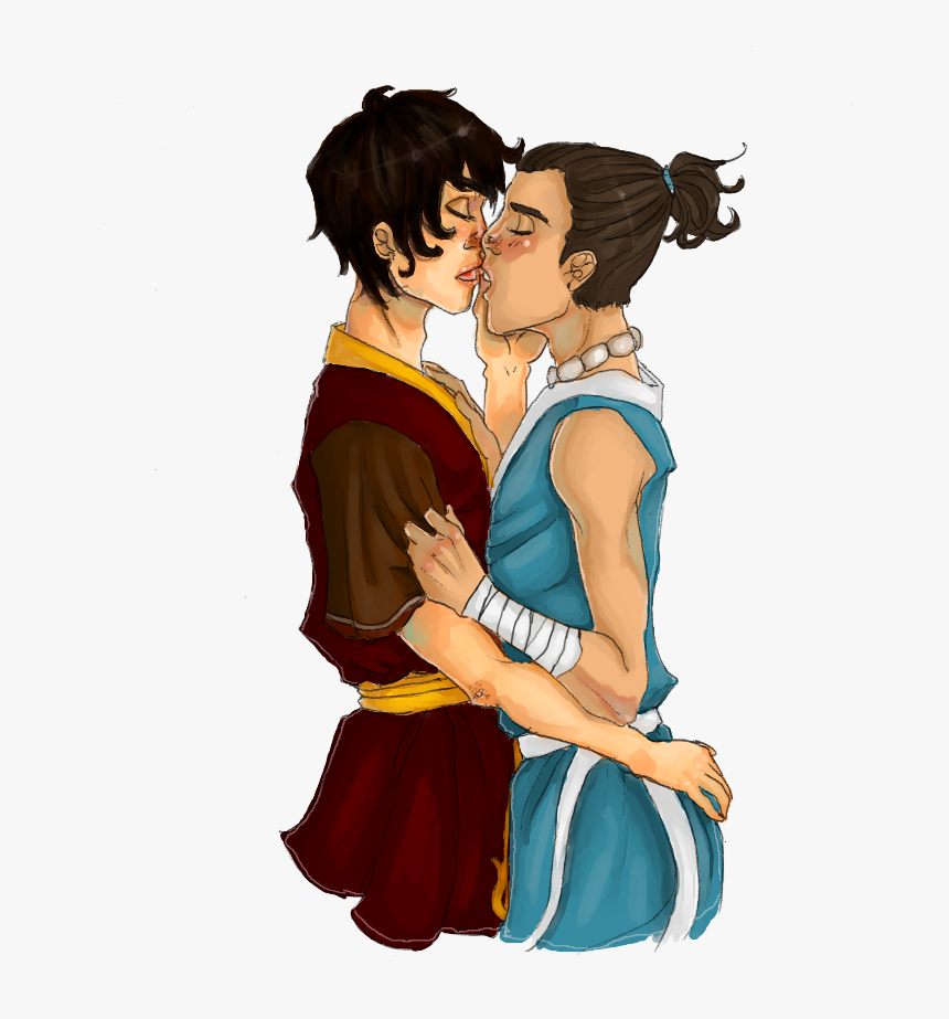 Avatar The Last Airbender - Avatar Ang And Katara Love, HD Png Download, Free Download