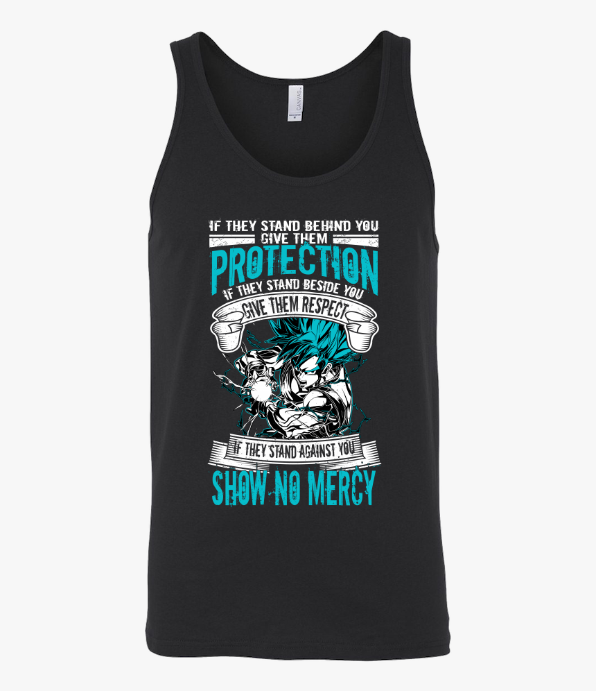 Super Saiyan Blue Goku God No Mercy Unisex Tank Top - Active Tank, HD Png Download, Free Download