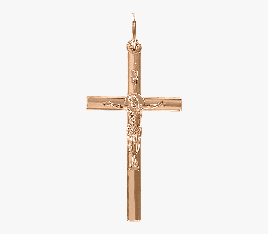 Gold-plated Silver Cross - Cross, HD Png Download, Free Download