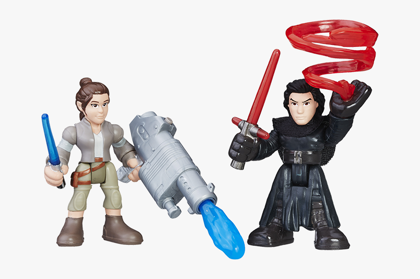 Star Wars Galaxy Heroes Power Up Figure Set, Rey &amp - Star Wars Galactic Heroes, HD Png Download, Free Download