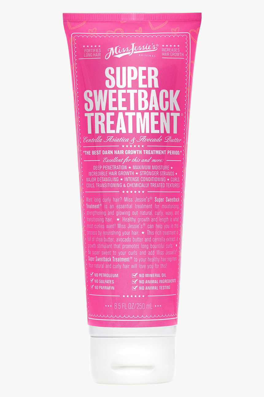 Super Sweetback Treatment Hair Softening Treatment"
 - Umberto Giannini Curl Jelly Scrunching Jelly, HD Png Download, Free Download